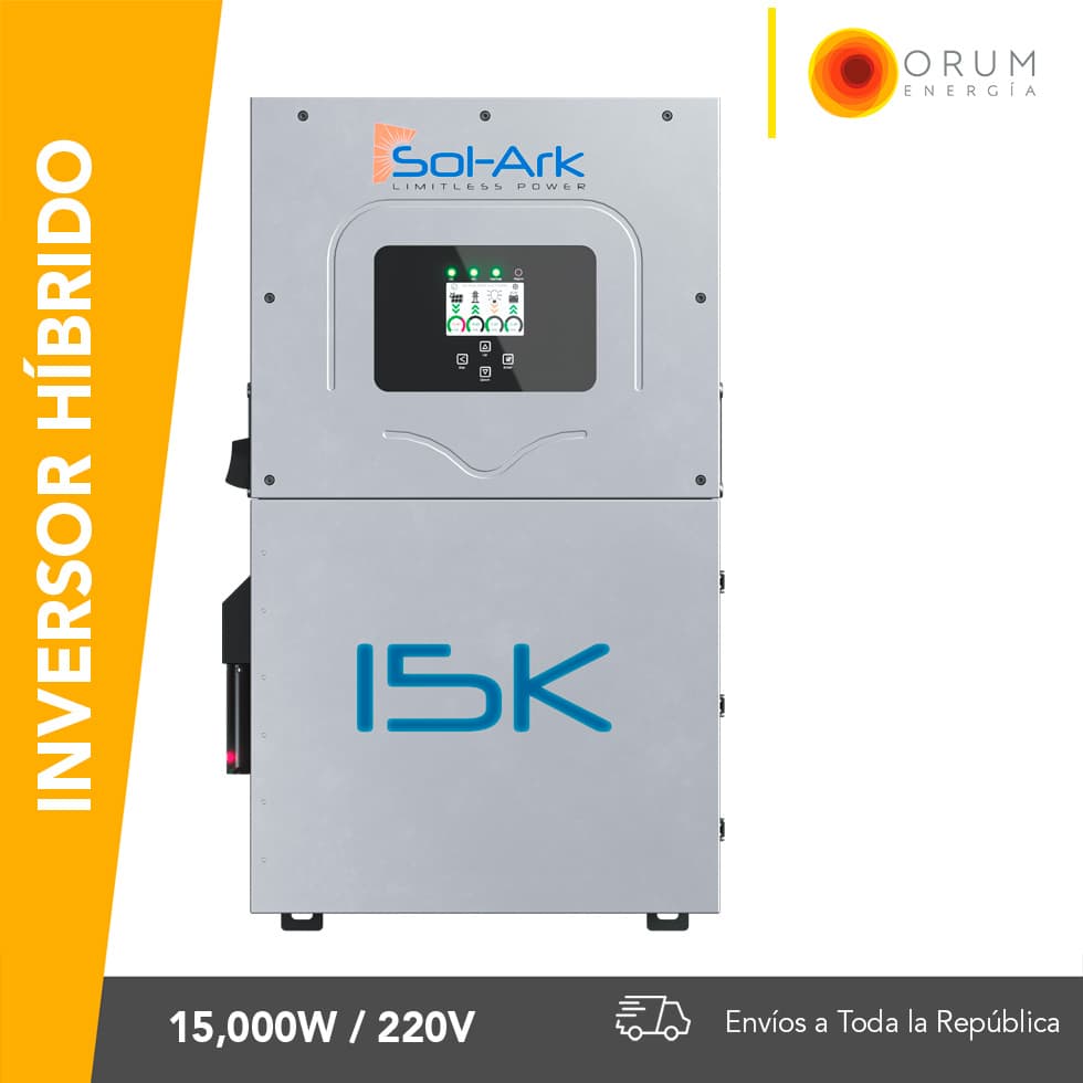 INVERSOR HÍBRIDO SOL-ARK 15KW 220V