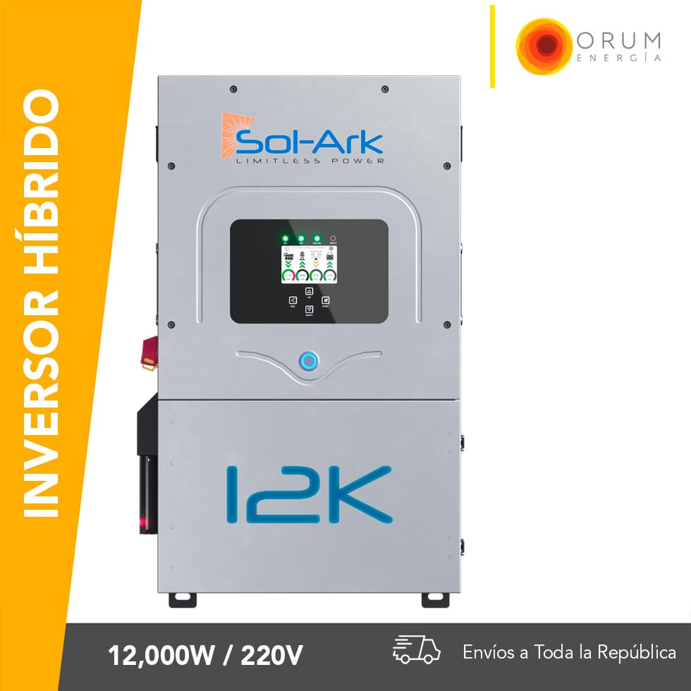 INVERSOR HÍBRIDO SOL-ARK 12KW 220V