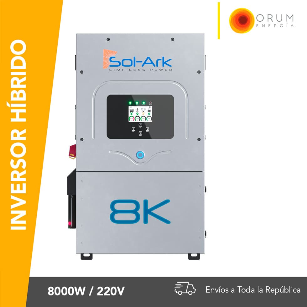 INVERSOR HÍBRIDO SOL-ARK 8KW 220V
