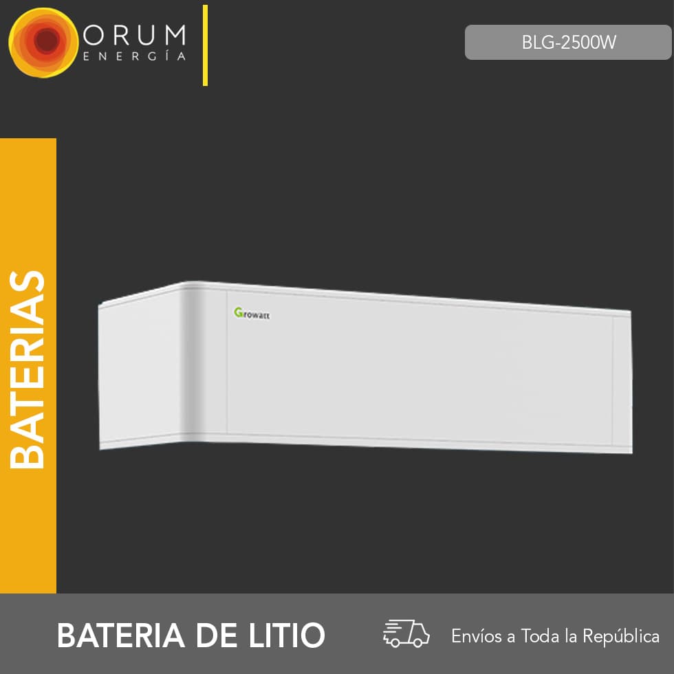 BATERIA DE LITIO GROWATT DE 2500W