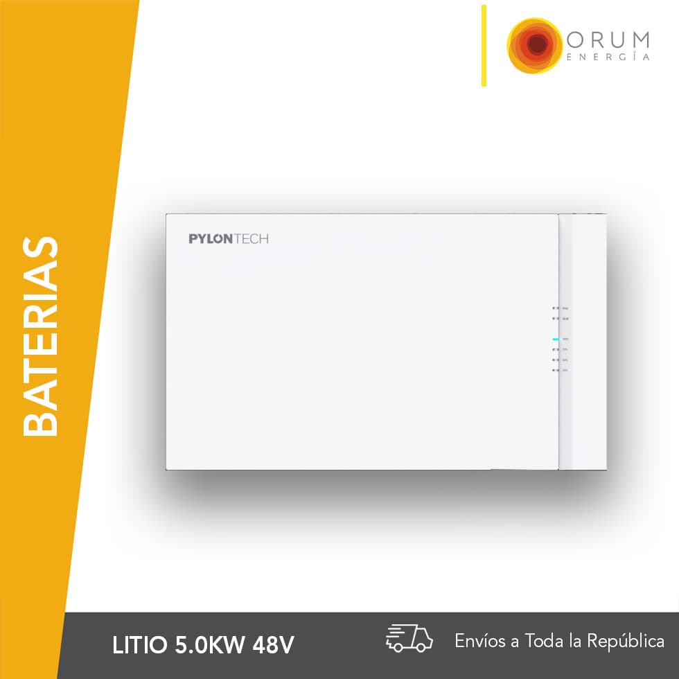 Bateria de Litio Fidus Pylontech 5.0kW M5